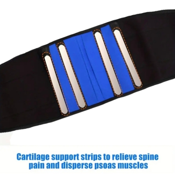 1pc Adjustable Double Pull Lumbar Support Belts - Picture 2 of 5